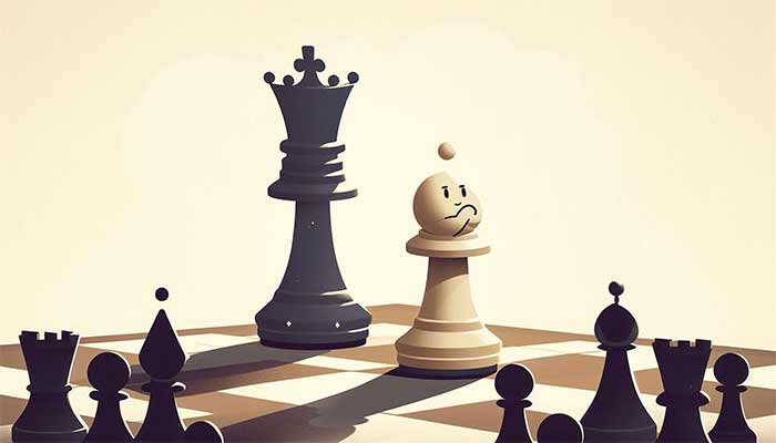 آموزشی شاه تنها در شطرنج