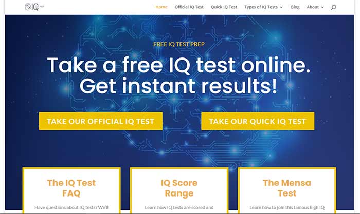 سایت IQTestPrep.com