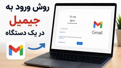 روش ورود به جیمیل در یک دستگاه دیگر با داشتن رمز عبور