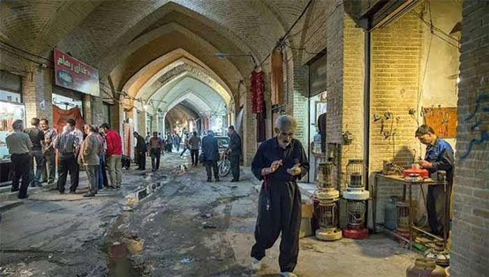 ایران گردی بازار سرپوشیده کرمانشاه