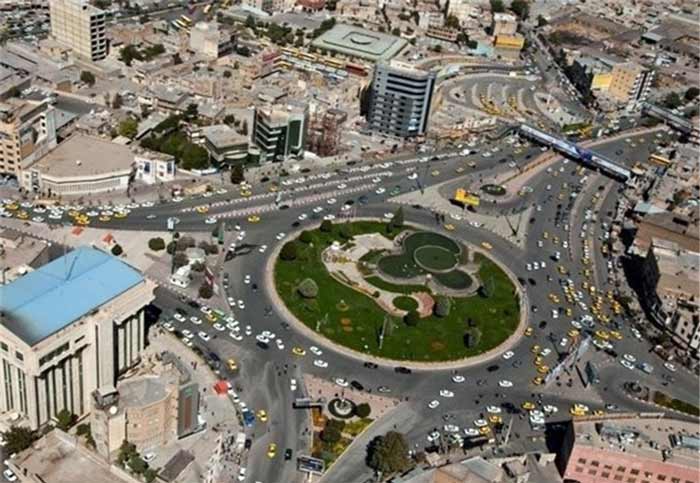 ایران گردی معابر و میدان در کرمانشاه