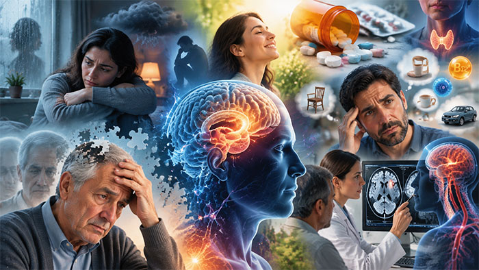 حواس پرتی بیماریهای عصبی و اختلالات زبان